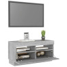 Szafka pod TV z oświetleniem LED, szary dąb sonoma, 80x35x40 cm