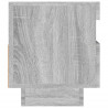Szafka pod TV z oświetleniem LED, szary dąb sonoma, 80x35x40 cm