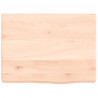 Blat do łazienki, 40x30x(2-4) cm, surowe, lite drewno