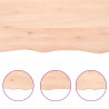 Blat do łazienki, 40x30x(2-4) cm, surowe, lite drewno