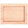 Blat do łazienki, 40x30x(2-6) cm, surowe, lite drewno