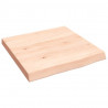 Blat do łazienki, 40x40x(2-4) cm, surowe, lite drewno