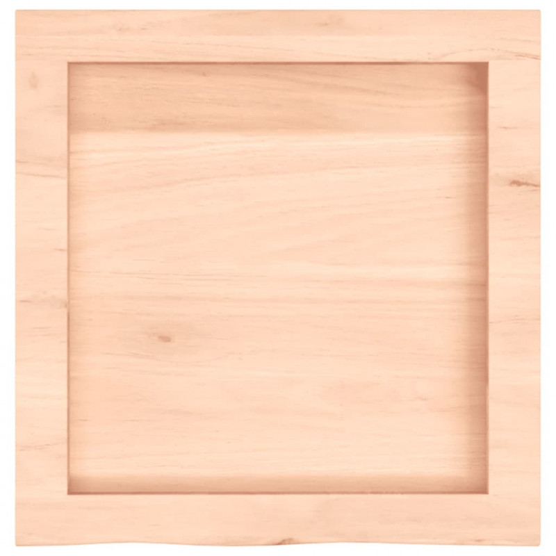 Blat do łazienki, 40x40x(2-4) cm, surowe, lite drewno