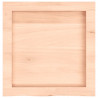 Blat do łazienki, 40x40x(2-6) cm, surowe, lite drewno
