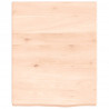 Blat do łazienki, 40x50x(2-4) cm, surowe, lite drewno