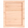 Blat do łazienki, 40x50x(2-4) cm, surowe, lite drewno