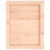Blat do łazienki, 40x50x(2-6) cm, surowe, lite drewno