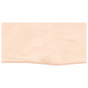Blat do łazienki, 60x30x(2-4) cm, surowe, lite drewno