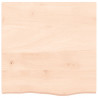 Blat do łazienki, 60x60x(2-4) cm, surowe, lite drewno