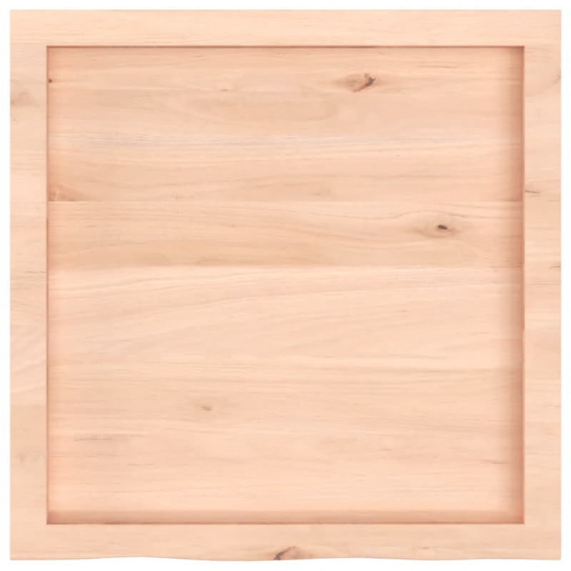 Blat do łazienki, 60x60x(2-4) cm, surowe, lite drewno