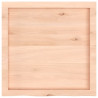 Blat do łazienki, 60x60x(2-4) cm, surowe, lite drewno