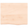 Blat do łazienki, 60x60x(2-6) cm, surowe, lite drewno
