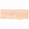 Blat do łazienki, 80x30x(2-4) cm, surowe, lite drewno