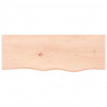 Blat do łazienki, 80x30x(2-6) cm, surowe, lite drewno
