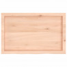 Blat do łazienki, 80x50x(2-6) cm, surowe, lite drewno