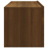 Szafki ścienne TV, 2 szt., brązowy dąb, 100x30x30 cm