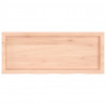 Blat do łazienki, 100x40x(2-4) cm, surowe, lite drewno