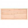 Blat do łazienki, 120x50x(2-4) cm, surowe, lite drewno