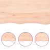 Blat do łazienki, 120x50x(2-4) cm, surowe, lite drewno