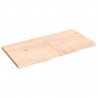 Blat do łazienki, 120x60x(2-4) cm, surowe, lite drewno