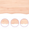 Blat do łazienki, 120x60x(2-4) cm, surowe, lite drewno