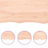 Blat do łazienki, 120x60x(2-6) cm, surowe, lite drewno