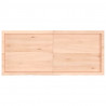 Blat do łazienki, 140x60x(2-6) cm, surowe, lite drewno