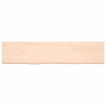 Blat do łazienki, 180x40x(2-6) cm, surowe, lite drewno