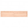 Blat do łazienki, 180x40x(2-6) cm, surowe, lite drewno
