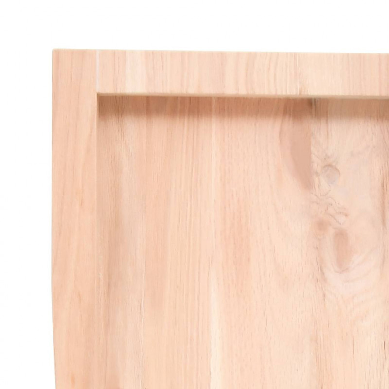 Blat do łazienki, 220x60x(2-6) cm, surowe, lite drewno