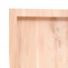 Blat do łazienki, 220x60x(2-6) cm, surowe, lite drewno