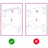 Blat do łazienki, jasnobrązowy, 120x40x(2-4) cm, lite drewno