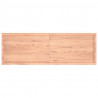 Blat do łazienki, jasnobrązowy, 180x60x(2-4) cm, lite drewno