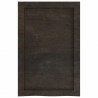 Blat do łazienki, ciemnobrązowy, 40x60x(2-6) cm, lite drewno