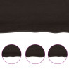 Blat do łazienki, ciemnobrązowy, 40x60x(2-6) cm, lite drewno