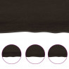 Blat do łazienki, ciemnobrązowy, 140x30x(2-4) cm, lite drewno