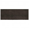 Blat do łazienki, ciemnobrązowy, 160x60x(2-4) cm, lite drewno