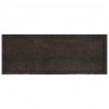 Blat do łazienki, ciemnobrązowy, 160x60x(2-6) cm, lite drewno
