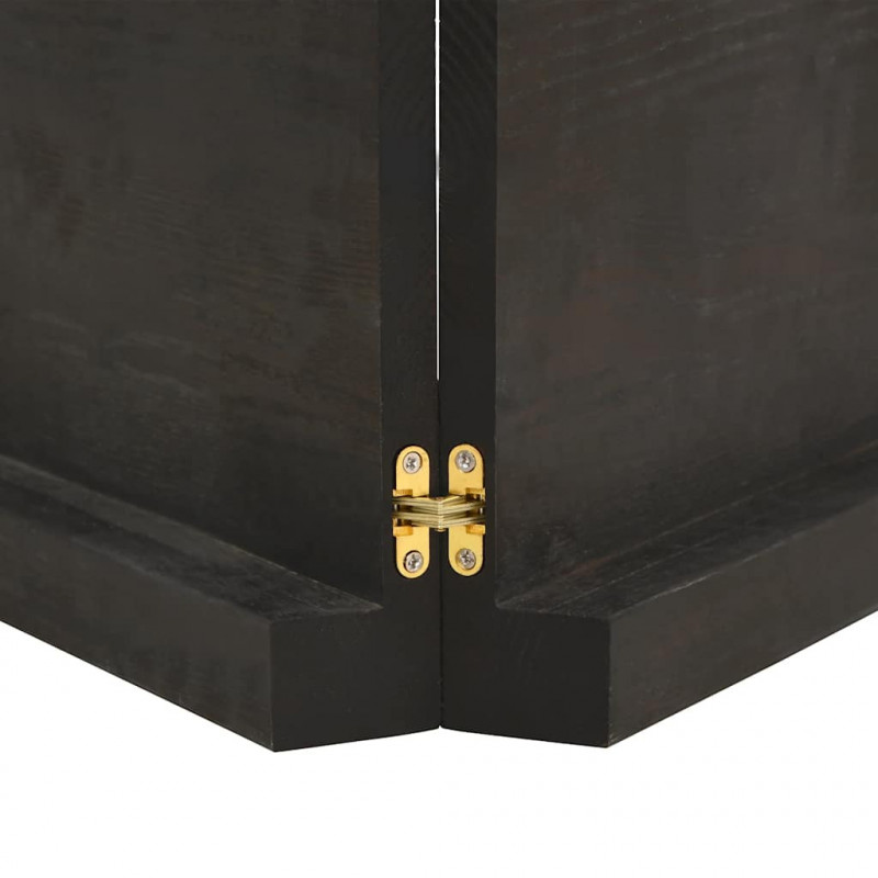 Blat do łazienki, ciemnobrązowy, 180x60x(2-6) cm, lite drewno