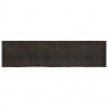 Blat do łazienki, ciemnobrązowy, 200x50x(2-6) cm, lite drewno