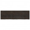 Blat do łazienki, ciemnobrązowy, 200x60x(2-4) cm, lite drewno