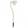 Lampki solarne ogrodowe LED, 6 szt., 9x7,8x29,5 cm