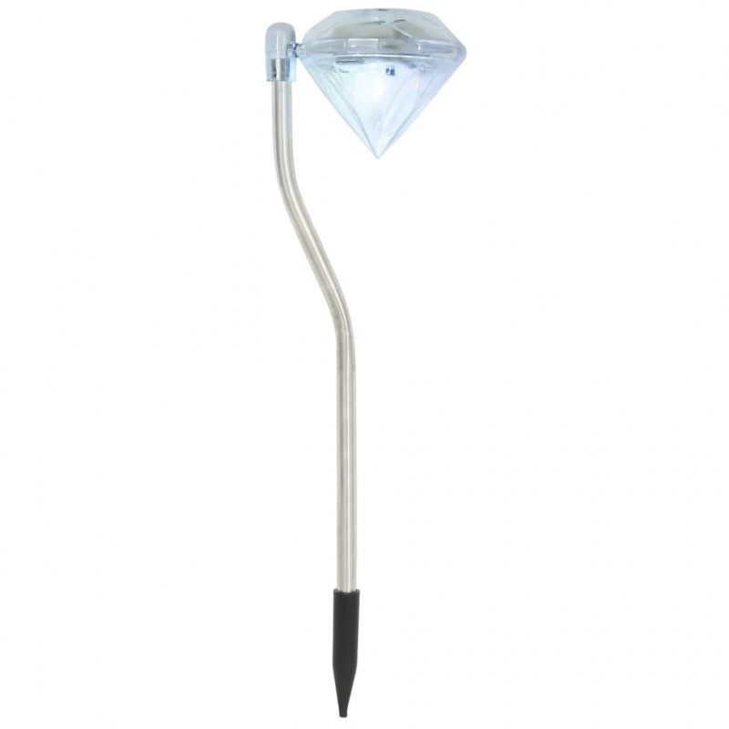 Lampki solarne ogrodowe LED, 6 szt., 9x7,8x29,5 cm