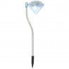 Lampki solarne ogrodowe LED, 6 szt., 9x7,8x29,5 cm
