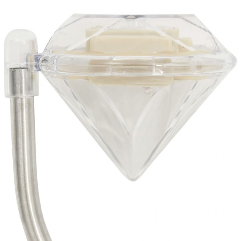 Lampki solarne ogrodowe LED, 6 szt., 9x7,8x29,5 cm