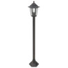 Lampy ogrodowe, 110 cm, E27, aluminium, 6 szt., brązowe