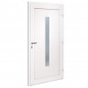 Drzwi wejściowe, antracytowe, 108x208 cm, PVC