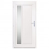 Drzwi wejściowe, antracytowe, 108x208 cm, PVC