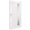 Drzwi wejściowe, antracytowe, 108x208 cm, PVC