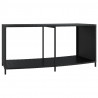 Obudowa do basenu/spa, czarny polirattan i lite drewno akacjowe